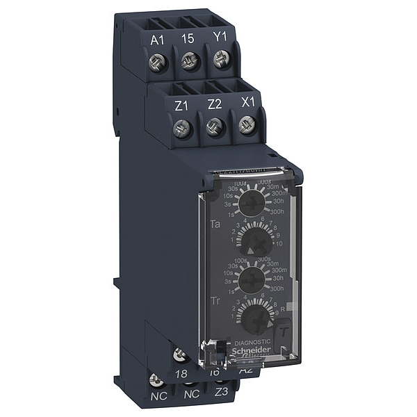 Relé de retardo de tiempo Schneider Electric, 240V AC, 6 pines - RE22R1AKMR