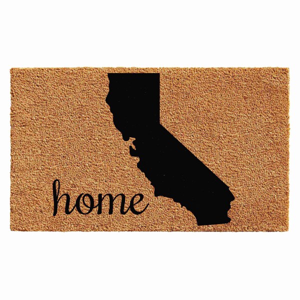 Calloway Mills Entrance Mat, Coir, Natural, Black - 105162436