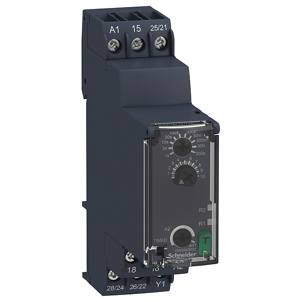 Relevador de retardo de tiempo Schneider Electric, 24 a 240V CA/CD - RE22R2ACMR