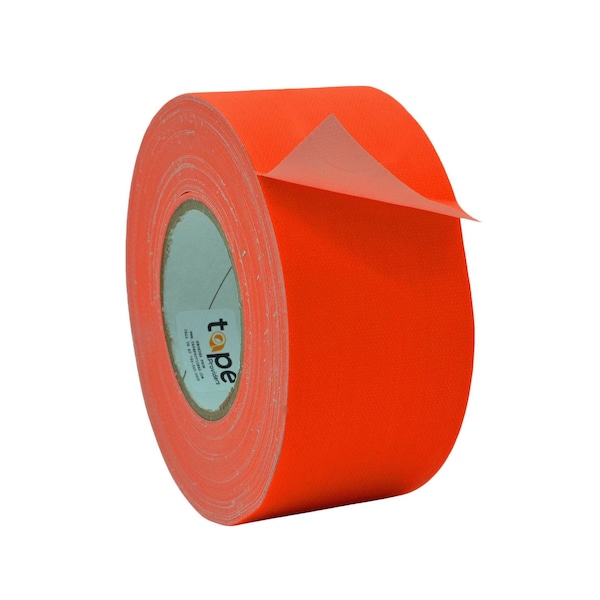 Wod Tape GTC12F Gaffer Tape Fluorescent Orange 49 in. X 60 ft. - WOD GTC12F-49000-LOG-60-FOR