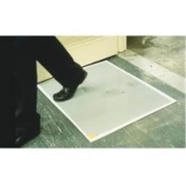 Decoracion Crown Walk-N-Clean Indoor Adhesive Mat 31.5 in. x 25.5 in. - Gray - DE2445729
