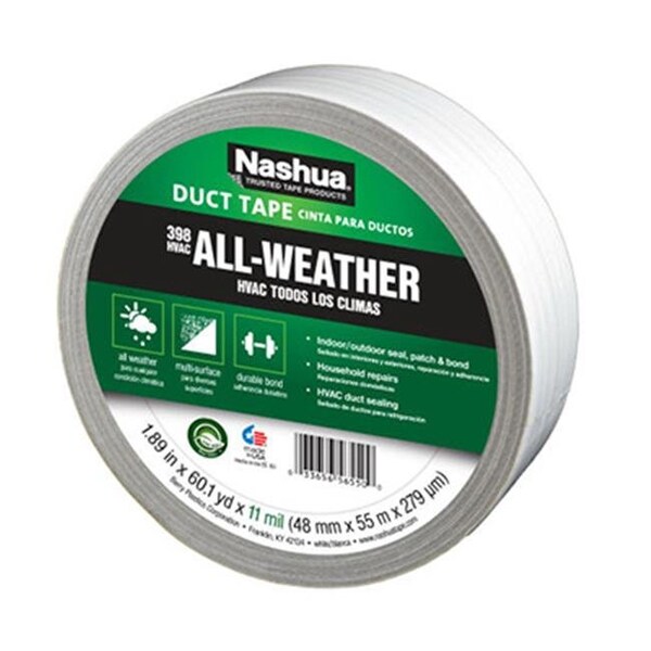 Berry Plastics Berry Plastics 1207797 White HVAC; Professional Grade Duct Tape; 1.89 in. x 60 Yd - 552446