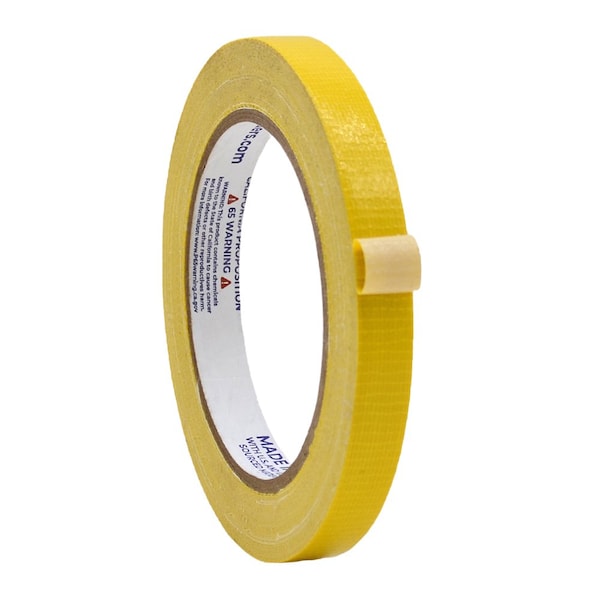 Wod Tape DTC10 Industrial Grade Duct Tape Schoolbus Yellow 1/2 in. x 60 ft., 96PK - WOD DTC10-00500-96-60-SYE