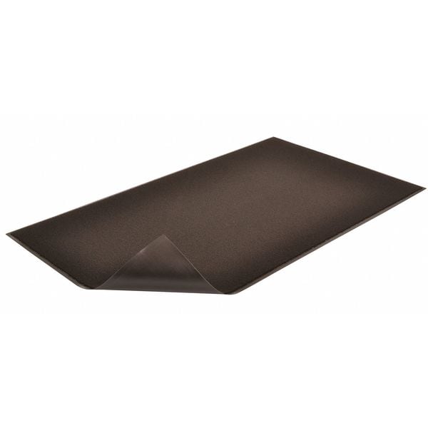 Notrax Entrance Mat, Polypropylene, 3/8 in Thick, Black, 4 ft W x 6 ft L - 141S0046BL