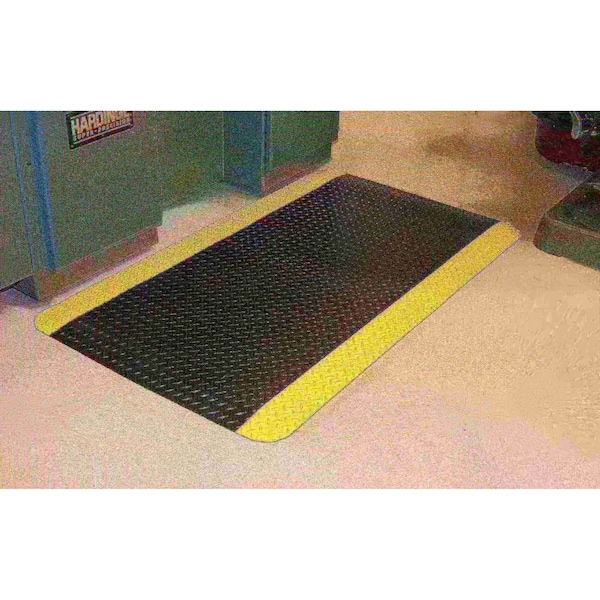 Durable Corp 2' X 3' Black Anti-Fatigue Mat - 442S23BK