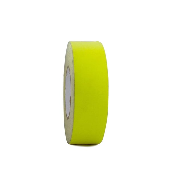 Wod Tape GTMC12F Premium Grade Gaffer Tape Fluorescent Yellow 2 in. X 50 yds., 24PK - WOD GTMC12F-02000-24-25-FYE