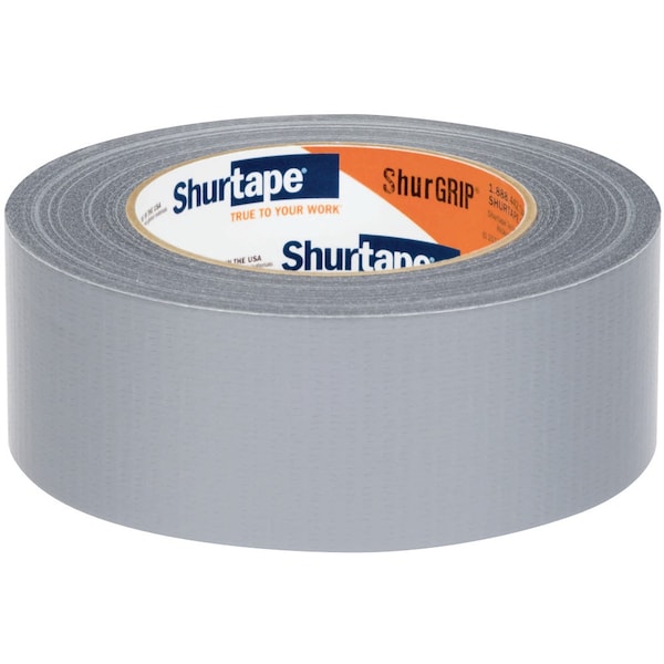 Shurtape Economy Grade Cloth Duct Tape, Silver, 48Mmx55M, Gauge 6 Mil - 120954