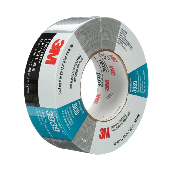 3M Duct Tape, Silver, 48mm x 55m, PK24 - 3939
