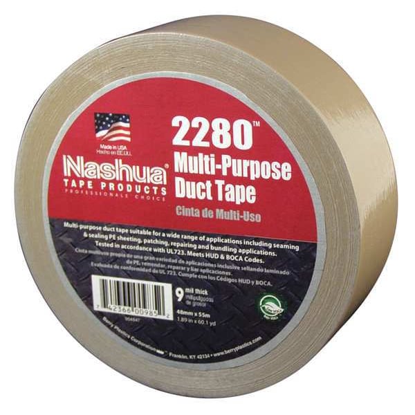 Nashua Duct Tape, 48mm x 55m, 9 mil, Tan - 2280