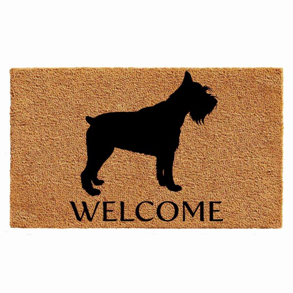 Calloway Mills Entrance Mat, Coir, Natural, Black - 105622436