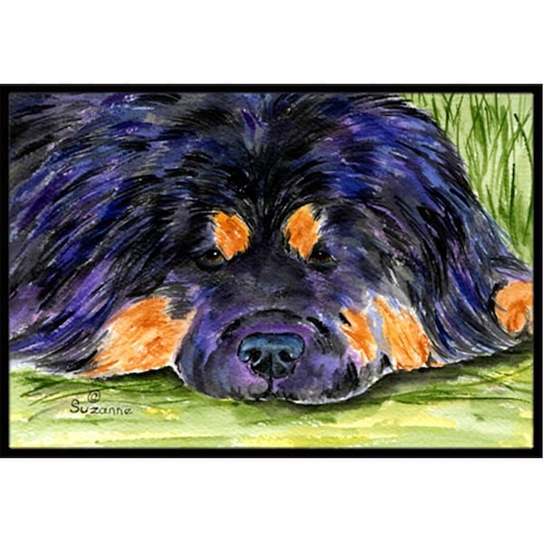 Carolines Treasures 18 x 27 in. Tibetan Mastiff Indoor Outdoor Doormat - SS8519MAT