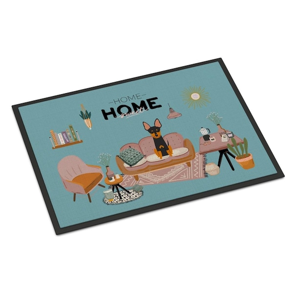 Carolines Treasures 24 x 36 in. English Toy Terrier Sweet Home Indoor or Outdoor Mat - CK7954JMAT