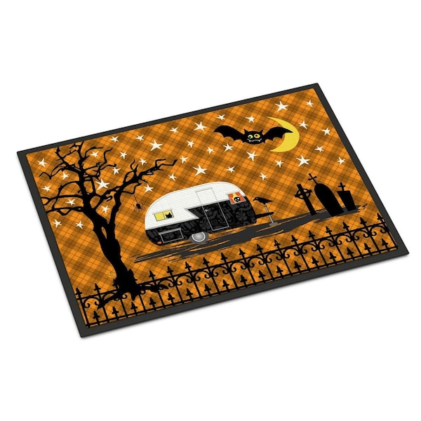Carolines Treasures Halloween Vintage Camper Indoor or Outdoor Mat, 24 x 36 - VHA3020JMAT