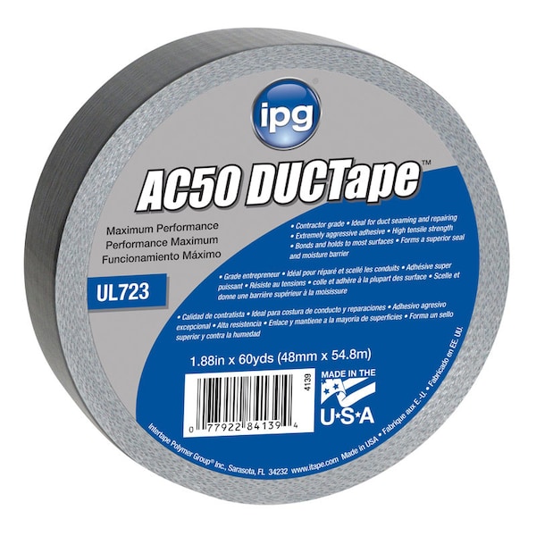 Intertape IPG 1.88 in. W X 60 yd L Silver Duct Tape - 4139