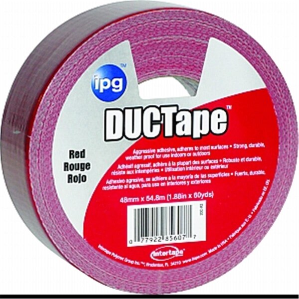 Tool Time 20C-R2 1.87 in. x 60 Yard Red General Purpose Duct Tape - Red - 2 in. X 60 yard. - TO3579253