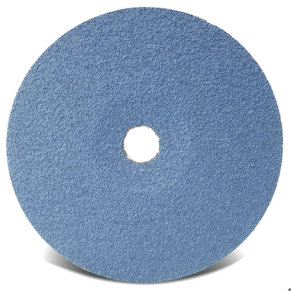 Cgw Abrasives High Performance Quick-Lock Coated Abrasive Disc, 7 in Dia Disc, 5/8-11 Center Hole, 24 Grit, Coarse - 48821