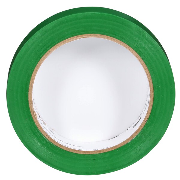 3M Vinyl Tape, 5.0 Mil, 1"x36 yds, Green, PK36 - T965764G