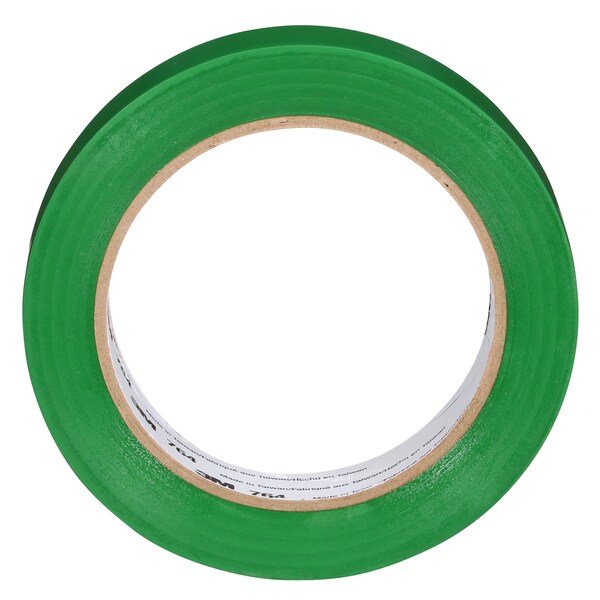 3M Vinyl Tape, 5.0 Mil, 1"x36 yds, Green, PK36 - T965764G