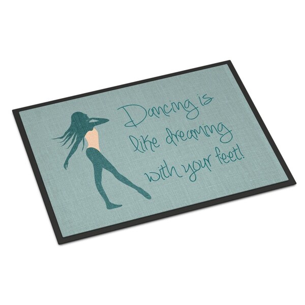 Carolines Treasures 24 x 36 in. Dancing is Like Dreaming No.2 Indoor or Outdoor Mat - BB5380JMAT