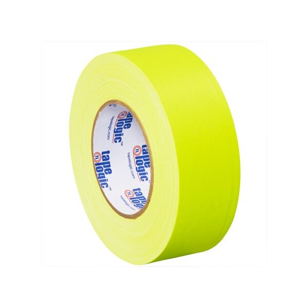 Tape Logic 2'' x 50 yds. Fluorescent Yellow Tape Logic 11 Mil Gaffers Tape, 3PK - T9874FY3PK
