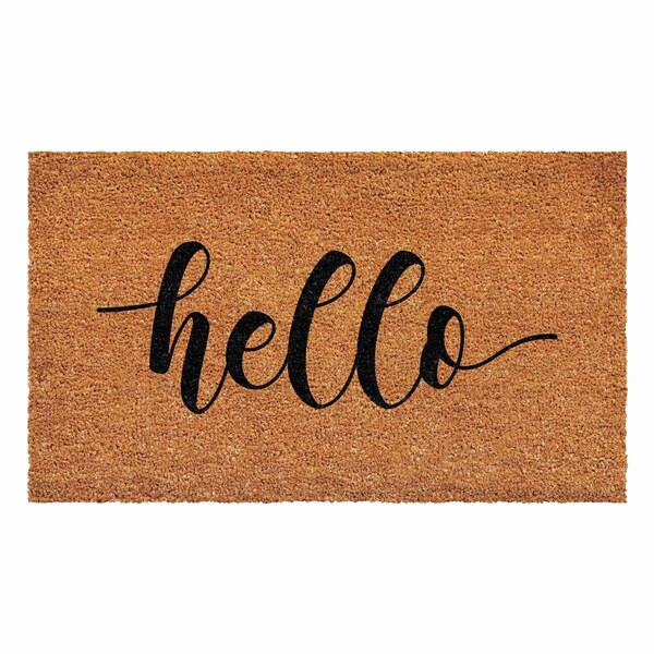 Calloway Mills Doormat, Coir/Vinyl, 24 in W x 36 in L - 112072436