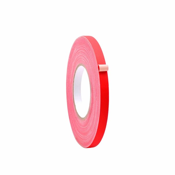 Wod Tape GTC12 Gaffer Tape Low Gloss Finish Film 1/2 in. X 60 ft. Red, 96PK - WOD GTC12-00500-96-60-RED