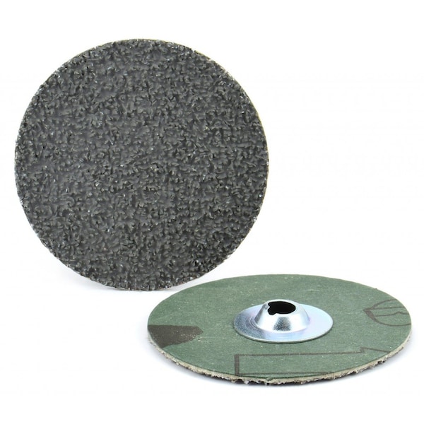 Arc Abrasives 2" Type S PREDATOR Resin Fiber Quick-Lok Disc, 36 Grit - 71-38202