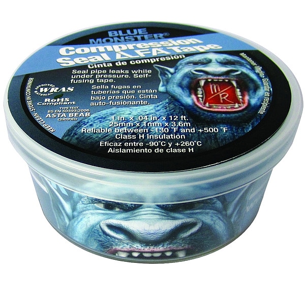 Blue Monster Repair Tape, 1 in W, 12 ft L - 76085