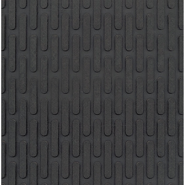 Crown Matting Technologies Indoor/Outdoor Scraper Mat, 0.25" Thick, Black, 43.75 in W x 66 in L - TD 0046BK