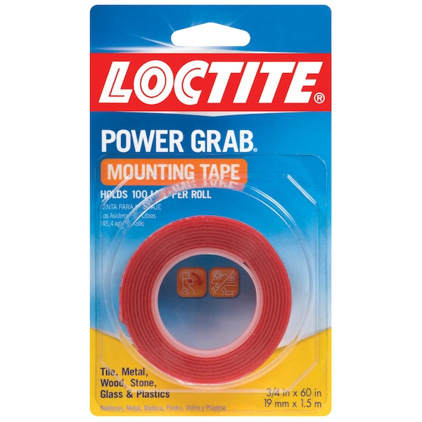 Loctite Loctite Power Grab 60 in. L X 3/4 in. W Double-Sided Mounting Tape - 1360350