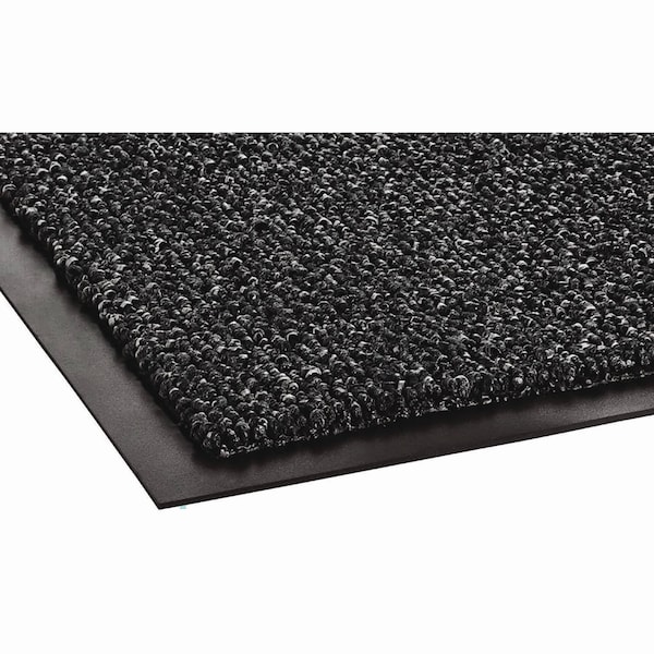 Crown Matting Technologies Cross-Over Wiper Mat, 0.31" Thick, Gray, 48 in W x 6 in L - CS-0046GY