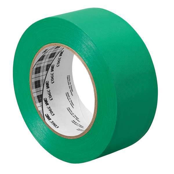 3M Duct Tape, 4 x 50 yd, 6.5 mil, Green, Vinyl - 4-50-3903-GREEN