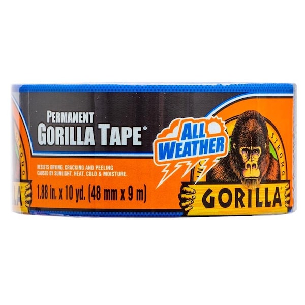 Gorilla Glue Gorilla All Weather 1.88 in. W X 10 yd L Black Repair Tape - 110418