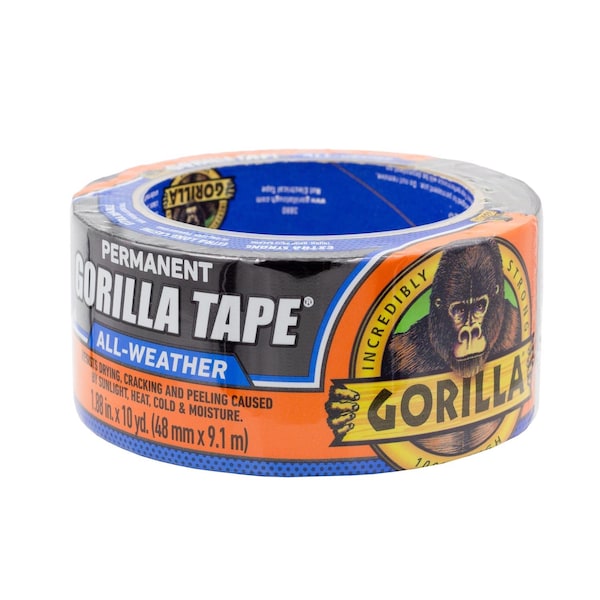 Gorilla Glue Gorilla All Weather 1.88 in. W X 10 yd L Black Repair Tape - 110418