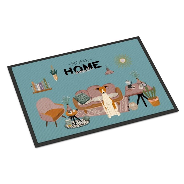 Carolines Treasures 24 x 36 in. Whippet Sweet Home Indoor or Outdoor Mat - CK7944JMAT