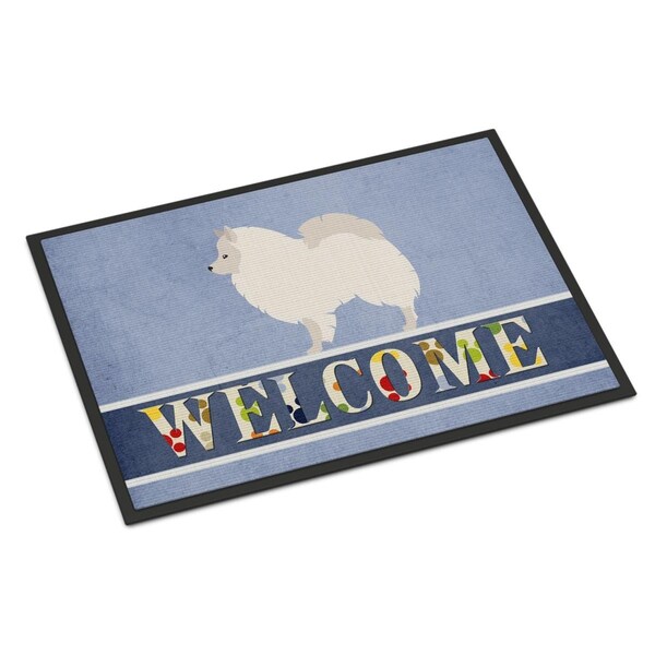 Carolines Treasures German Spitz Welcome Indoor or Outdoor Mat - 24 x 36 in. - BB8317JMAT