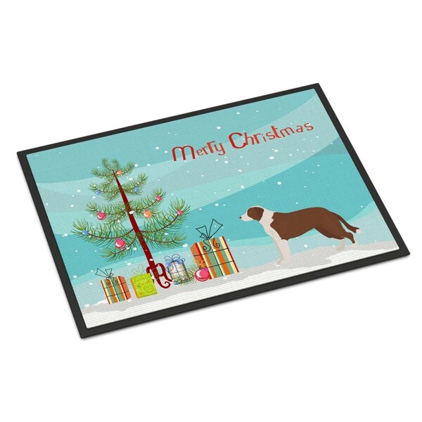 Carolines Treasures 24 x 36 in. Borador Christmas Tree Indoor or Outdoor Mat - CK3807JMAT