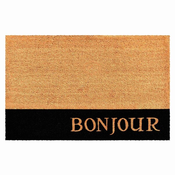 Calloway Mills Entrance Mat, Coir, Natural, Black - 104823672