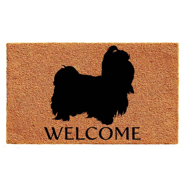 Calloway Mills Entrance Mat, Coir, Natural, Black - 105651729