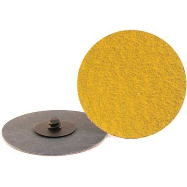 Arc Abrasives Quick Change Disc, 3in, 60 Grit, TR, PK50 - 71-31665K