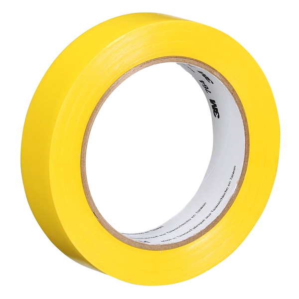 3M 3M 764 Vinyl Tape, 5.0 Mil, 1" x 36 yds, Yellow, 36/Case - T965764Y
