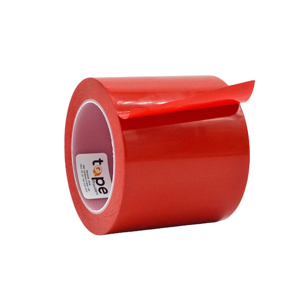 Wod Tape GHT79R Polyethylene Stucco Shrink Wrap Tape 4 in. x 60 yds. Red, 12PK - WOD GHT9R-04000-12-60-RED