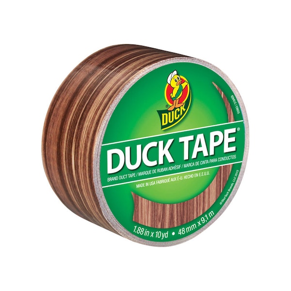 B & K Duck 1.88 in. W X 10 yd L Brown Woodgrain Duct Tape - 283051