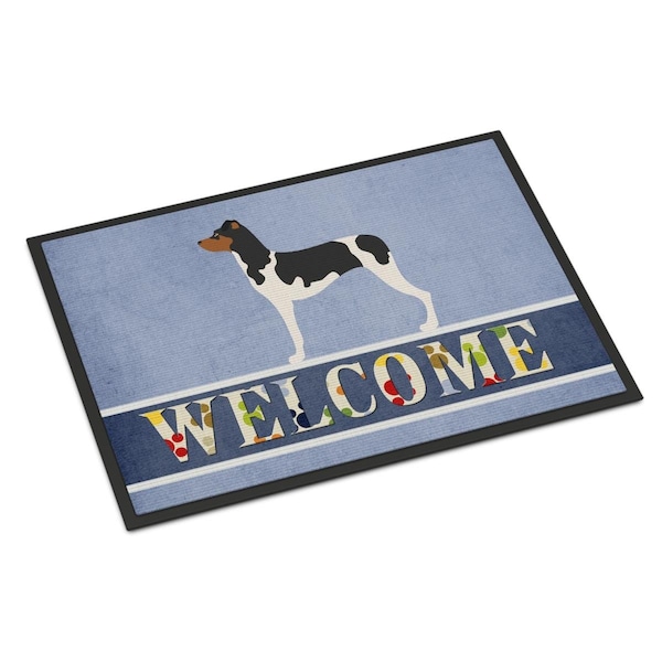Carolines Treasures Brazilian Terrier Welcome Indoor or Outdoor Mat - 24 x 36 in. - BB8315JMAT