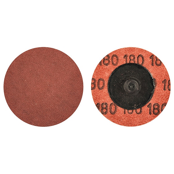 Merit Quick Change Disc, AlO, 2in, 180G, TR, PK100 - 69957399714