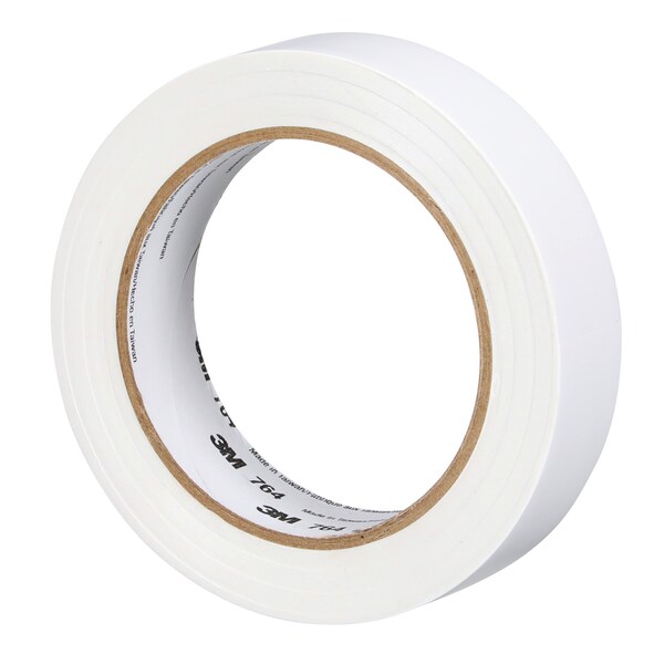 3M Vinyl Tape, 5.0 Mil, 1"x36 yds, White, PK36 - T965764W