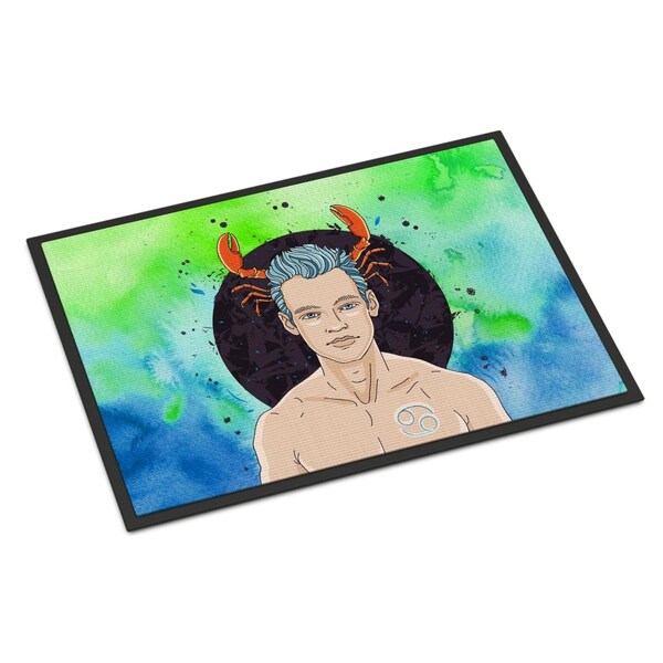 Carolines Treasures 24 x 36 in. Cancer Zodiac Sign Indoor or Outdoor Mat - BB7320JMAT