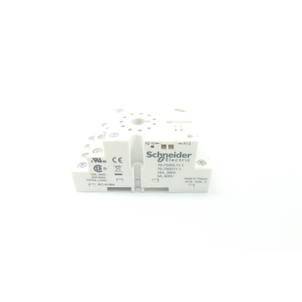 Partes y accesorios para relé de enchufe de estilo lógico de Schneider Electric, paquete de 10 - 70-750DL11-1