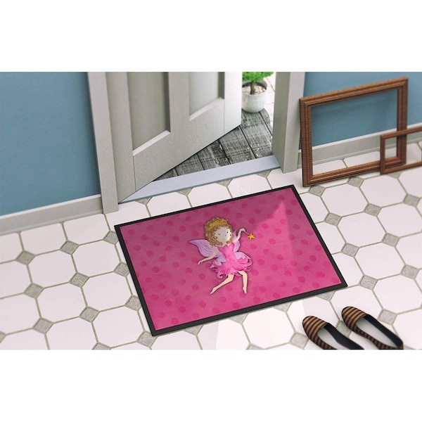 Carolines Treasures 24 x 36 in. Fairy Princess Watercolor Indoor or Outdoor Mat - BB7406JMAT