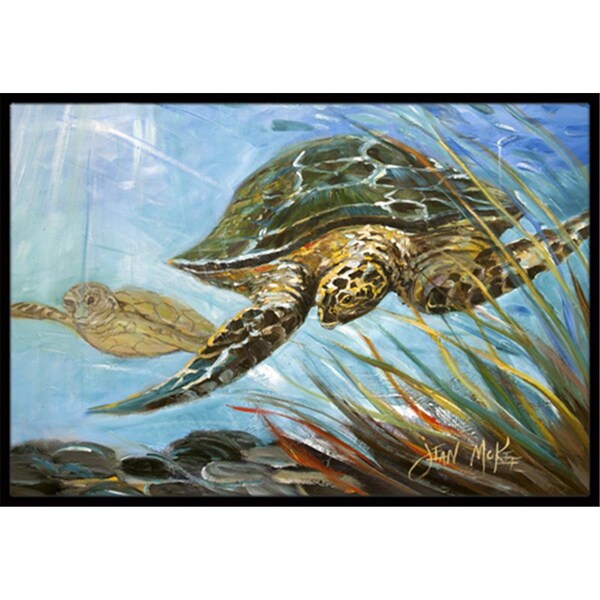 Carolines Treasures Loggerhead Sea Turtle Indoor & Outdoor Mat, 24 x 36 in. - CA75919